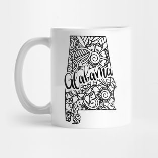 50 States - Mandala Alabama Mug